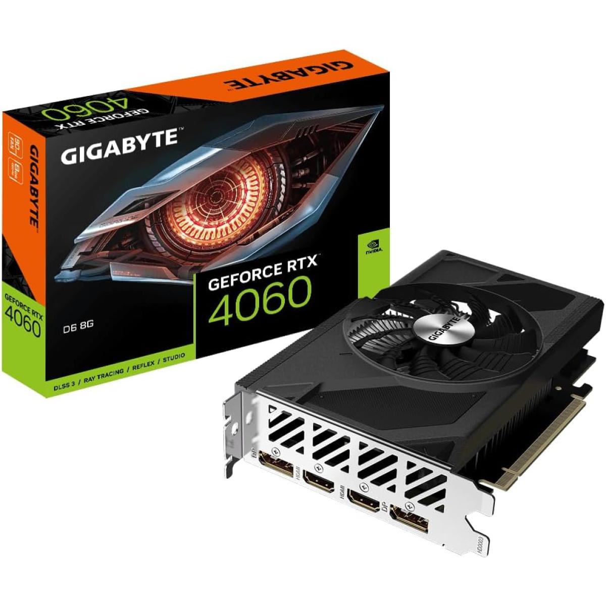 GIGABYTE GeForce RTX 4060 D6 8GB GDDR6 - Graphics Card GIGABYTE GeForce RTX 4060 D6 8GB GDDR6 - Graphics Card